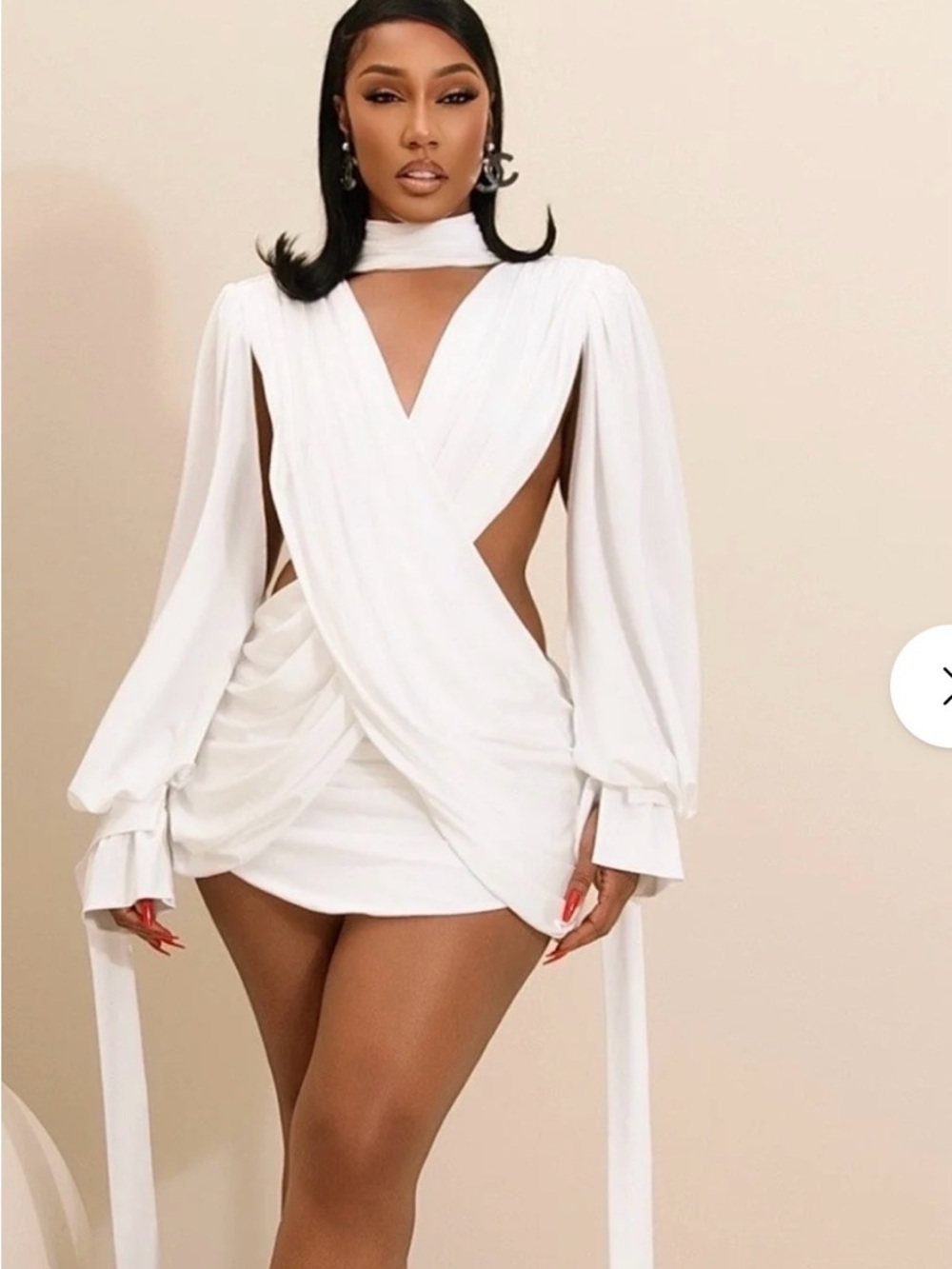 Ellae Lisque Athena Dress (white)